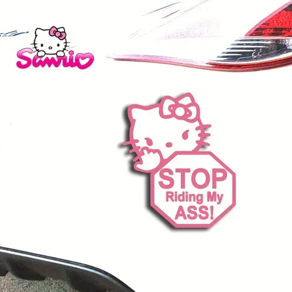 🆕️ Brand New 🛑Stop Riding My A**🍑 Sticker - Picture 2 of 5